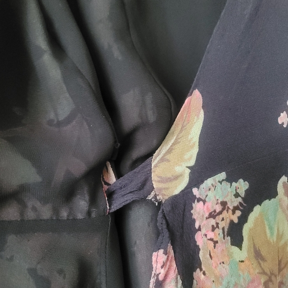 Revolve Privacy Please Floral V-neck Wrap Dress Size Small - Picture 9 of 13